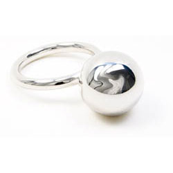 Harmony Baby Silver Chiming Loop Rattle - 5463 Bytes